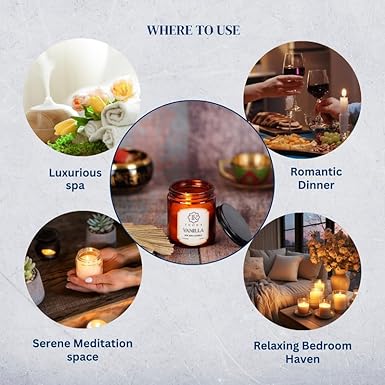 Pack of 2 (Vanilla) Salsa Jar Scented Candle