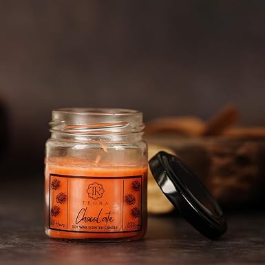 Salsa Jar Chocolate Scented Candle