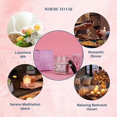 Salsa Jar Lavender Scented Candle