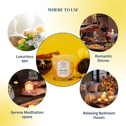 Glass Jar Mixed Berry Scented Candle