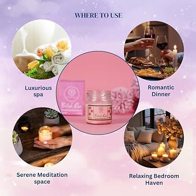 Pack of 2 (British Rose) Salsa Jar Scented Candle