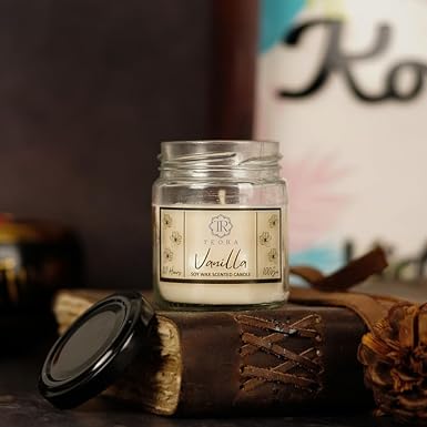 Pack of 2 (British Rose+Vanilla) Salsa Jar Scented Candle