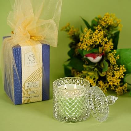 Candy Jar Musk Melon Scented Candle