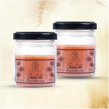 Pack of 2 (Chocolate) Salsa Jar Scented Candle