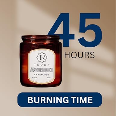 Amber Jar Arabic Oudh Scented Candle