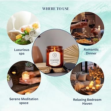 Amber Jar Coffee Scented Candle