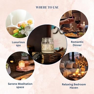 Pack of 2 (Vanilla) Salsa Jar Scented Candle