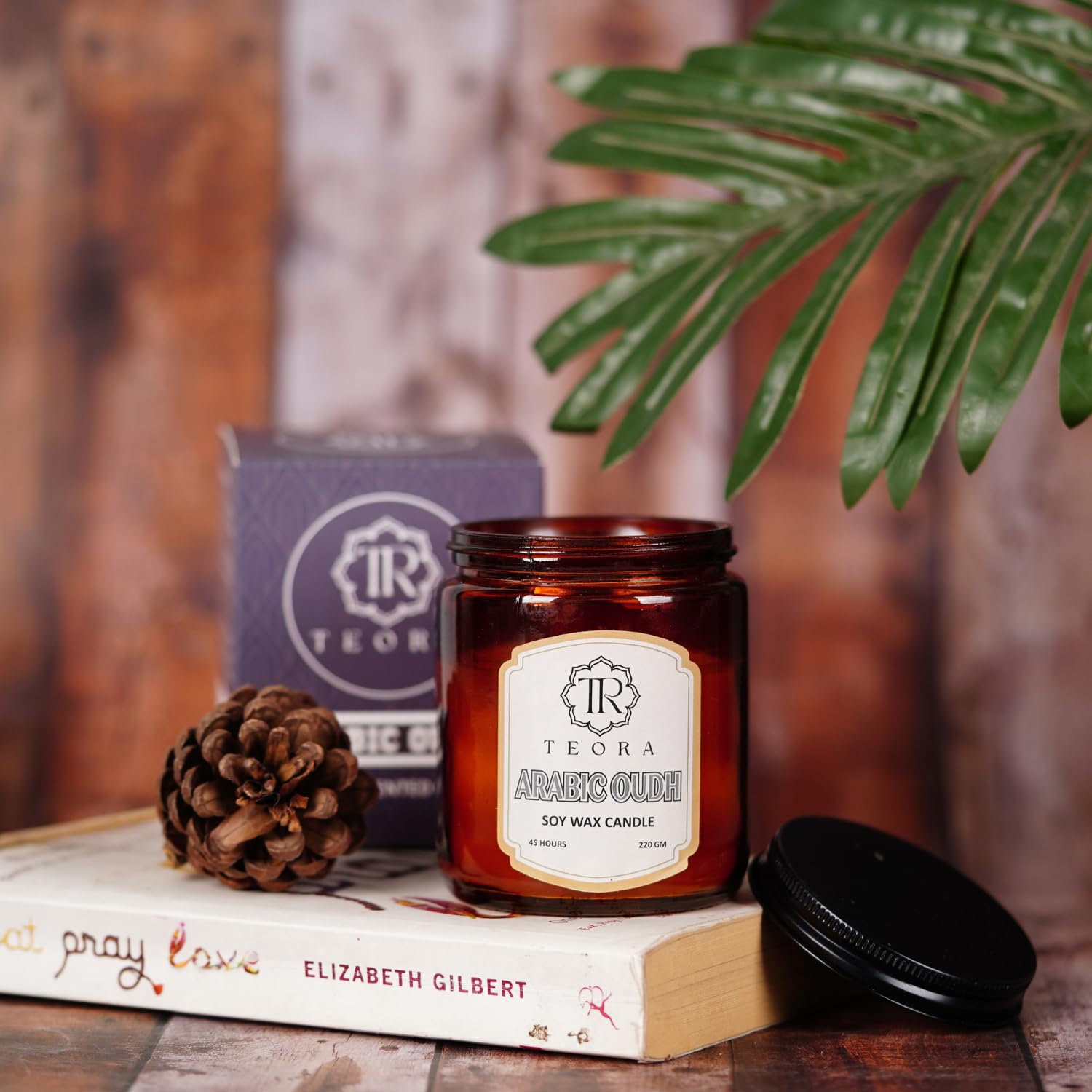 Amber Jar Arabic Oudh Scented Candle