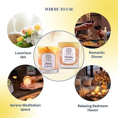 Combo (Mixed Berry + Strawberry) Glass Jar Scented Candle 220gm