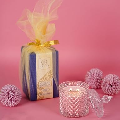 Pack of 2 (Cherry Blossom) Candy Jar Scented Candle